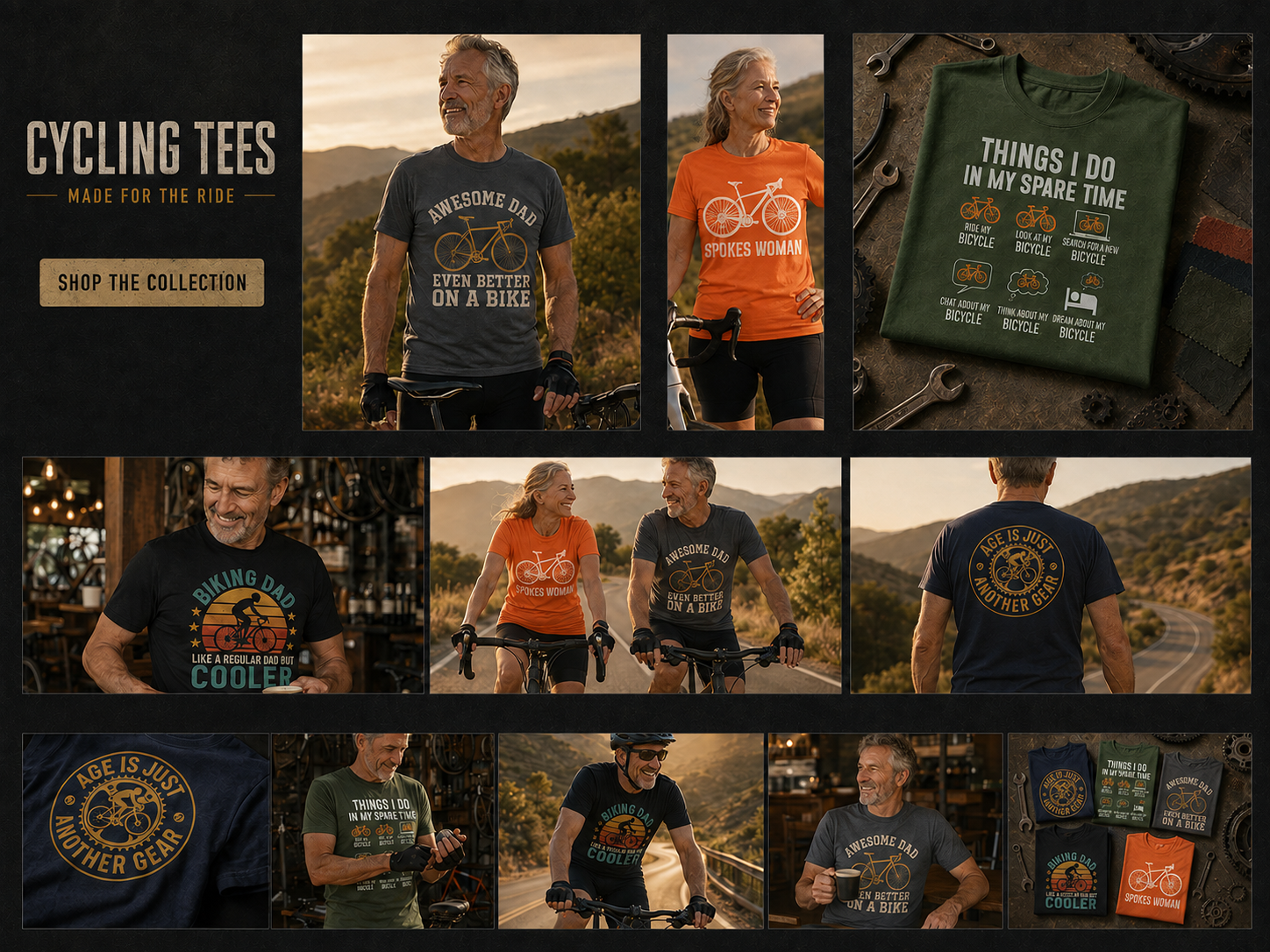 Cycletees commercial campaign