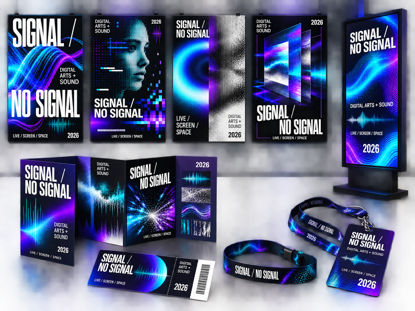 Festival identity, poster family and programme assets